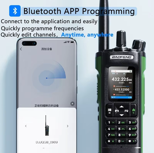 BAOFENG UV-32 GPS Walkie Talkie Type-C Multi Bande Bluetooth APP Radio bidirectionnelle - Photo 3/31