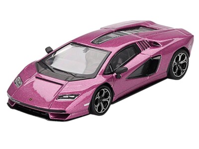LAMBORGHINI COUNTACH LPI 800-4 VIOLA 30TH 1/64 DIECAST MODEL BY
