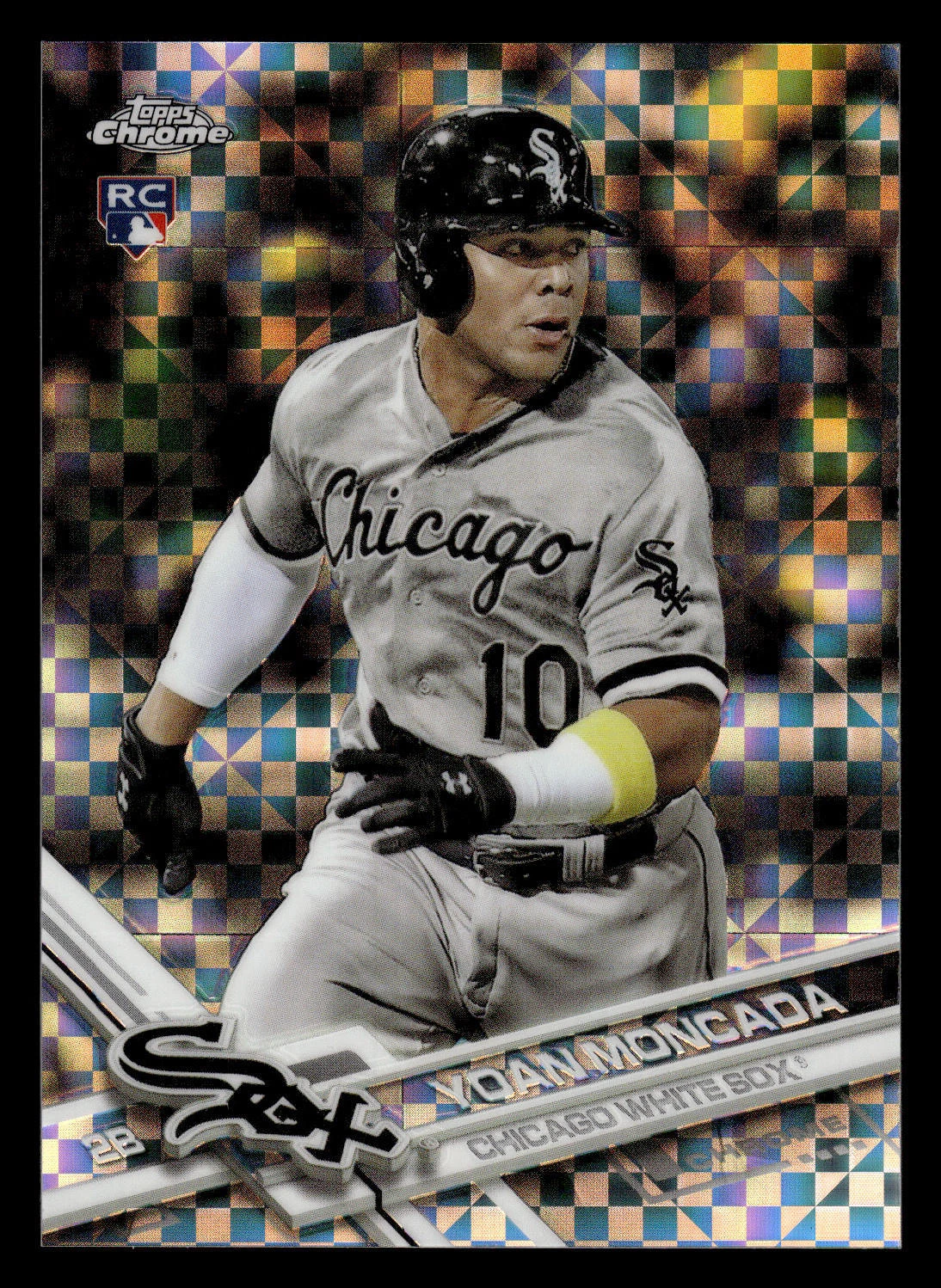 2017 Topps Chrome Yoan Moncada RC Rookie X-Fractor #75
