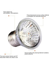 Reptile Lamp 2 50W UVA97 UVB 3.0 Pet Heat Lamp Bulb Turtle Basking Light Bulbs