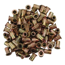 Astro Pneumatic 1/4"-20 Zinc-Plated Steel Rivet Nuts - 100Pk #AP-RN14