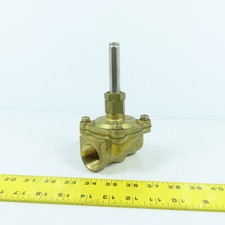Asco 8210 Solenoid Valve Brass Body Model Unknown 1" NPT 5/8" Rod