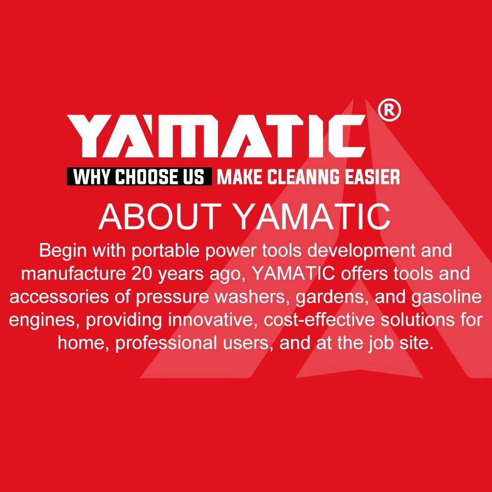 YAMATIC 3000 PSI Pressure Washer Pump  Vertical 7/8" Shaft 2.5 GPM