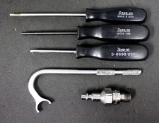 Vintage Snap On Tools Lot S-8698 S6135 SSDC5 S9481A MT-26 6B - Super Condition