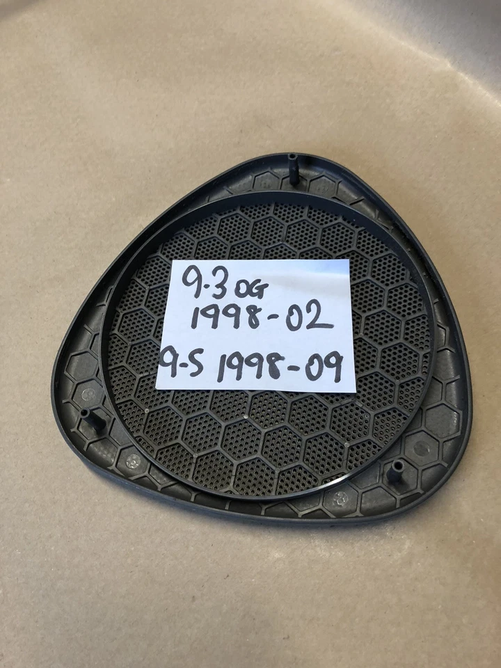 SAAB 9-3 9-5 Door Speaker Cover Trim Grey - Image 2 of 2