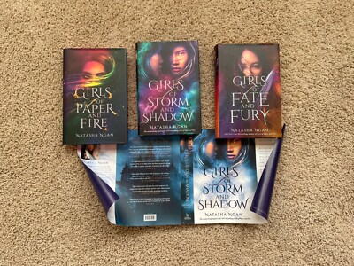 NEVER READ Fairyloot Girls of Paper and Fire series by Natasha Ngan sprayed edge