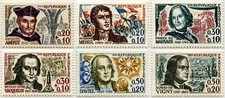 Timbre France N°1370 à 1375 Célébrités Neuf **
