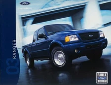 2003 Ford Ranger FX4 XL Edge XLT Tremor Dealer Sales Truck Brochure