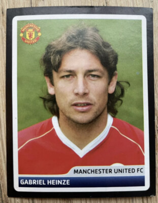 Panini Champions League 2006-2007 Heinze Manchester Sticker Sticker Sticker Nr.62 UK