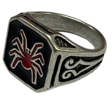 THE SPIDER PULP MAGAZINE RING spiderman rare STAINLESS STEEL Prop Replica