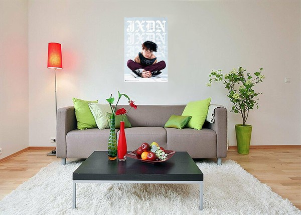 JXDN - Póster Sentado 24" x 36" 2