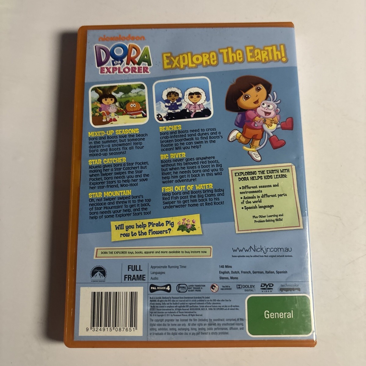 Dora the Explorer-Explore the Earth! (DVD, 2010) for sale online