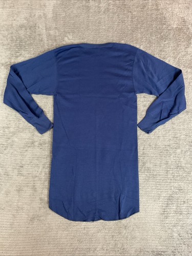 T-shirt JE Morgan uomo XXL manica lunga Johns made in USA cialda termica vintage - Foto 8 di 9