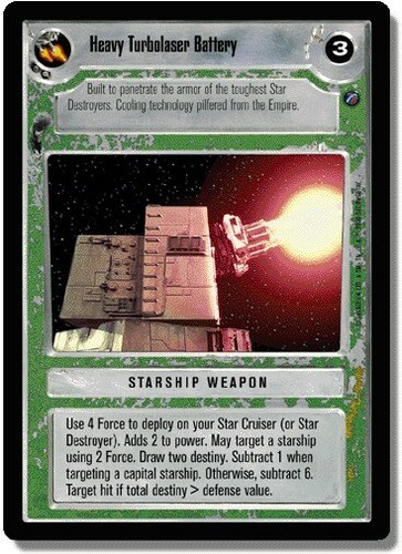 Carte Star Wars CCG – Defiance – Decipher, DS2 Mon Calamari Star Cruiser – Near Mint