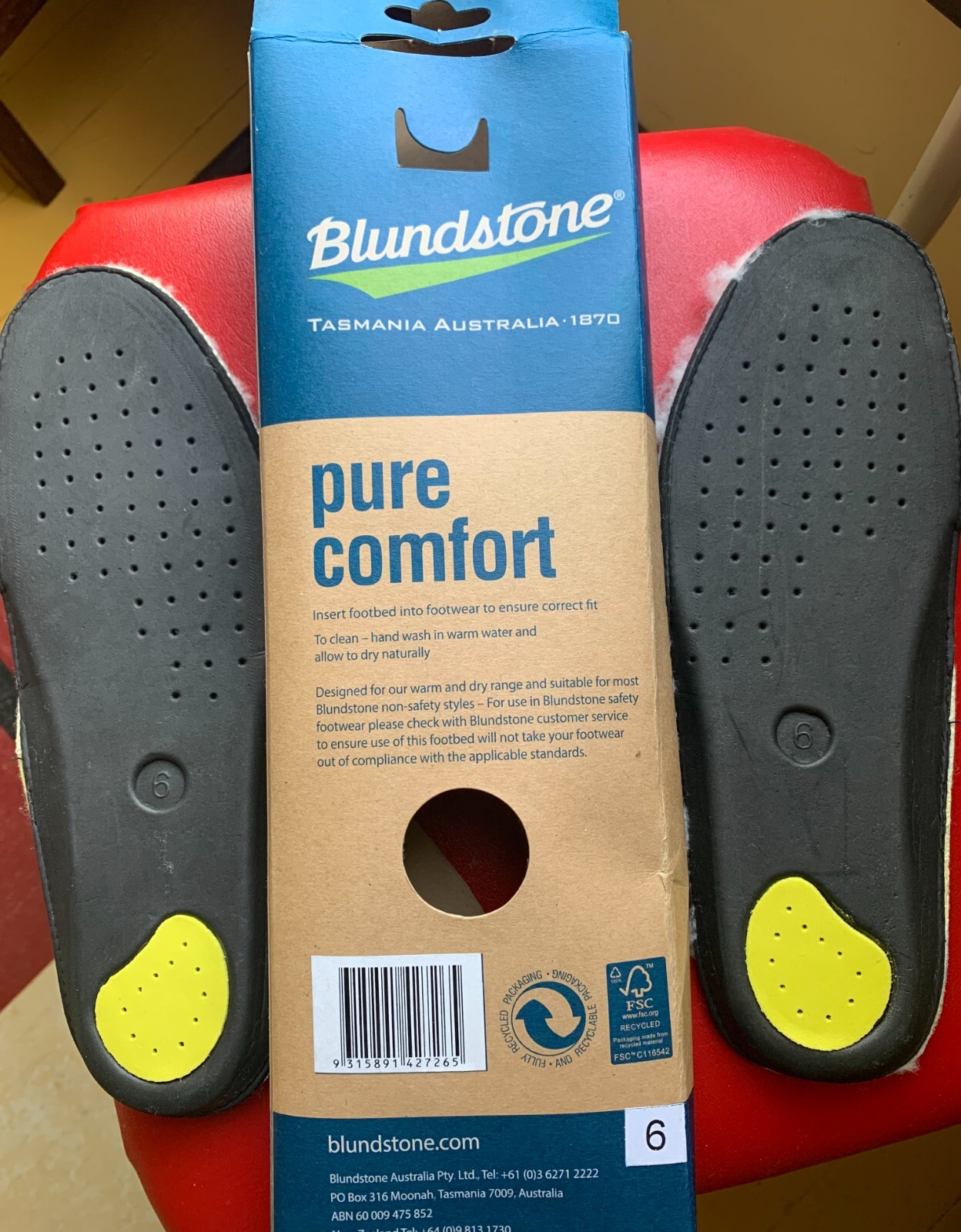 Blundstone Sheepskin Footbed AU Size 6 US Mens 7 Womens 9 New in box eBay