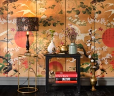 Anthropologie Mind the Gap Byobu Mural Wallpaper Gold