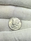 1939 Mercury Silver Dime AU FREE SHIPPING D128