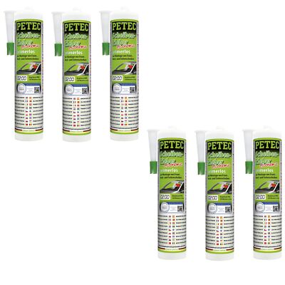 Petec 6x Scheibenkleber Eco 290ml