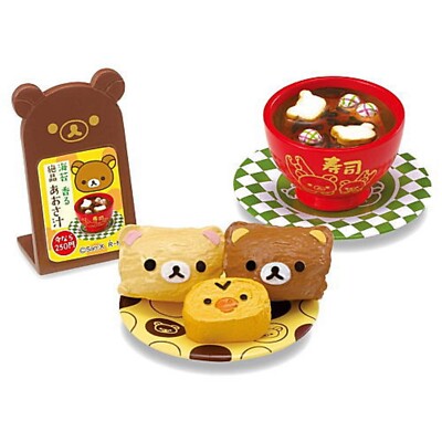ReMent San-X Rilakkuma Sushi Collection Miniatur-Spielfigur 6. Inari Sushi Ko...