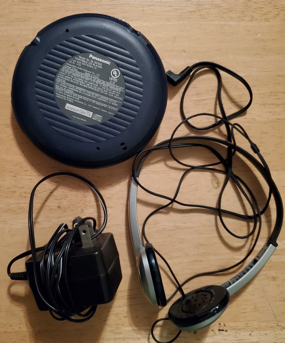 Vintage 2003 Panasonic SL-SX320 Portable CD Player Anti-Skip