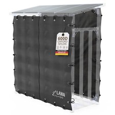 2 Planen Kaminholzregal Feuerholzregal Abdeckung Brennholz Regal Unterstand