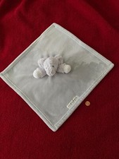 Blankets  Beyond Grey Blue Plush Elephant Security Blanket Lovey  Super Soft