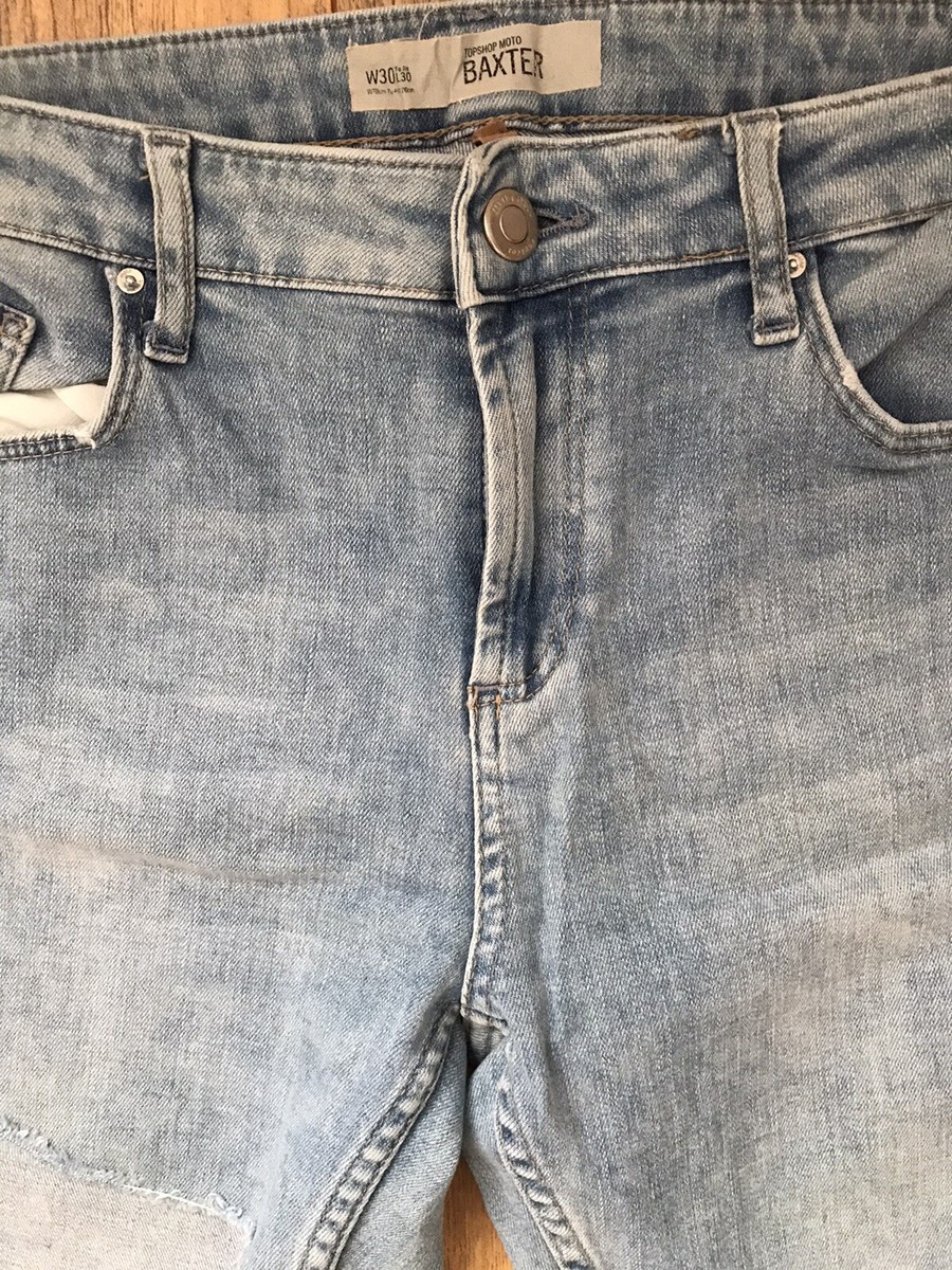 Topshop Moto Baxter Jeans W30 L30 UK