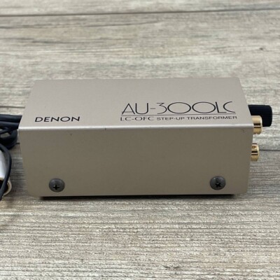 DENON AU 300LC STEP UP TRANSFORMER MC PHONO CARTRIDGE AU-300