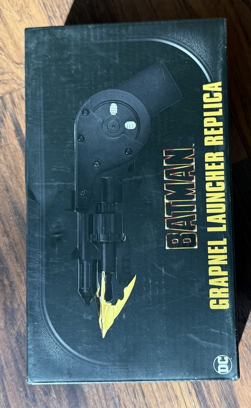 NECA Batman Grapnel Launcher Replica Movie Prop Reproduction Collectible