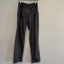 PrAna Summit Pants Black Pockets Size XS Nylon 30  Inseam Hiking