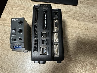 Keyence CV-3001P Controller Set + CA-DC100 + Siemens Memory Card