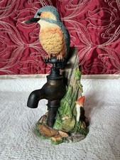 Kingfisher by The Leonardo Collection 1998 Vintage Kingfisher On A Tap Figurine