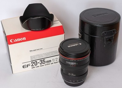 CANON ZOOM LENS EF 1:2,8/20-35mm L. Sehr guter Zustand + OVP