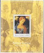 W SIERRA LEONE 1437 CHRISTMAS PAINTINGS