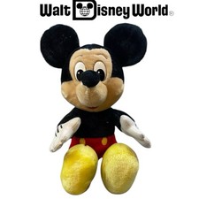 Vintage Disney 80s MICKEY MOUSE Plush 17 Disneyland Walt Disney World Sitting