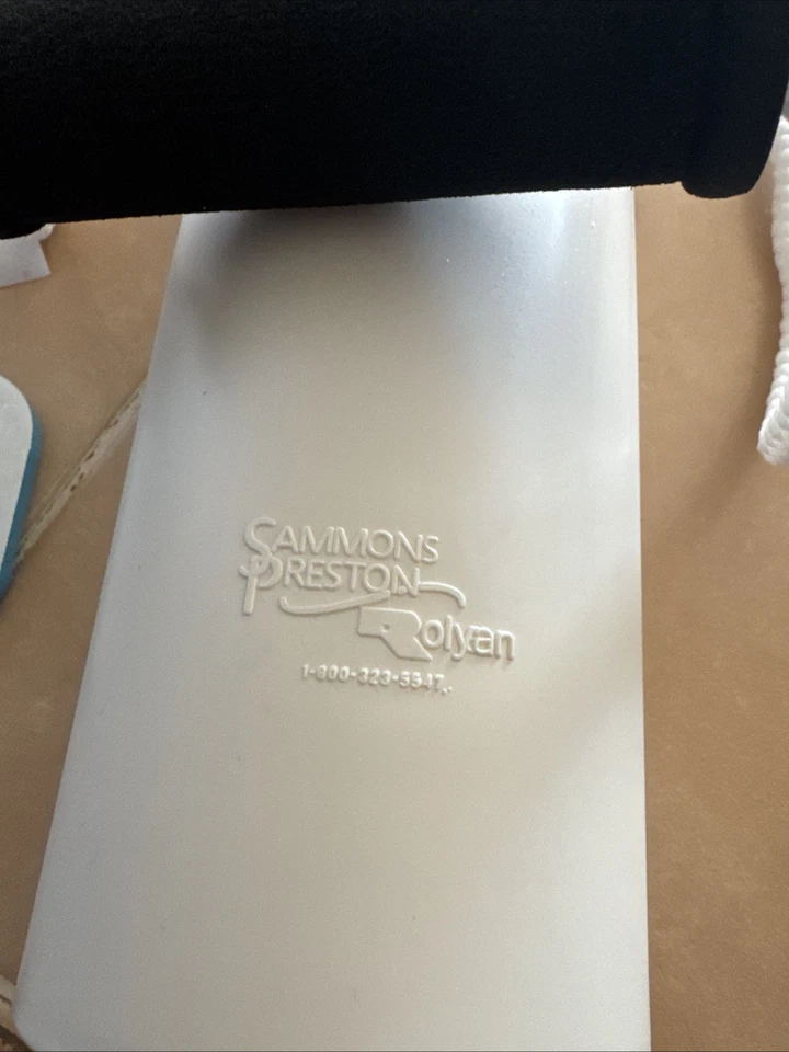 Sammons Preston Calcetín Ayuda Con Mango Continuo Nuevo Blanco Con Mango De Espuma Negro Foto 2 de 4