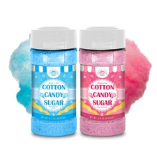 Cotton Candy Floss Sugar Package of Ct-(Pink Vanilla, Blue Raspberry & Grape)-8.