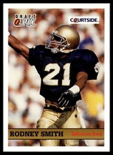 1992 Courtside Rod Smith Rookie Notre Dame Fighting Irish #14