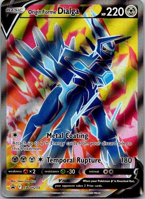 Origin Forme Dialga V SWSH: Sword & Shield Promo Cards SWSH255 NM Holo