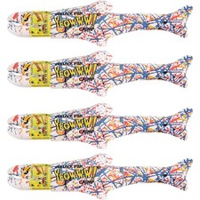 Yeowww Catnip Pollock Fish 4 Pack Pure Leaf Flowertop Cat and Kitten Toy