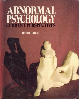 Abnormal psychology: Current perspectives - Bootzin, Richard R. & Acocella, J...