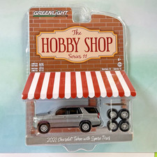 Greenlight 2021 Chevrolet TAHOE w/ Spare TIRES  The Hobby Shop Series  CHEVY SUV