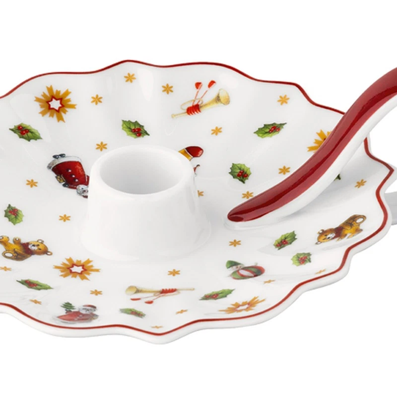 Portacandela a Bugia Natale Candeliere Maniglia Villeroy & Boch Toy's Delight, fotografia 7 di 9
