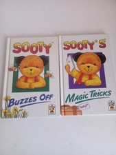 2 SOOTY CARNIVAL BOOKS 1989,MAGIC TRICKS AND SOOTY BUZZES OFF