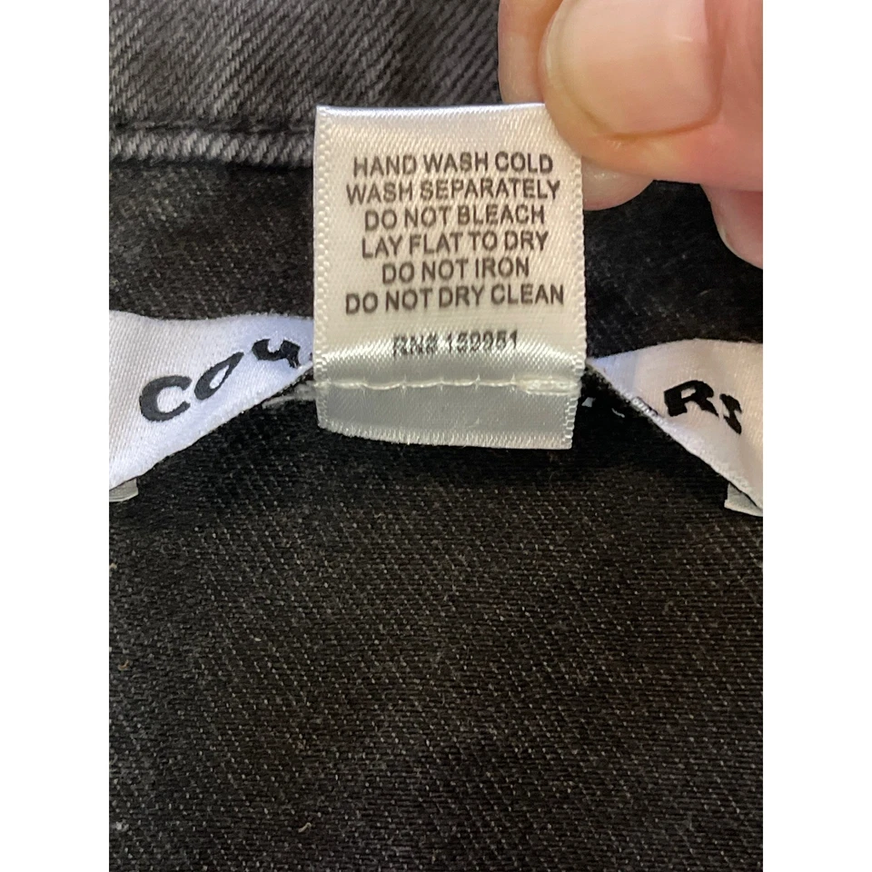 Mono vaquero gris para mujer Cowboy Stars talla L desgastado rasgado Foto 3 de 4