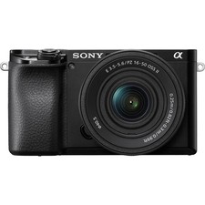 Sony Alpha a6100 APS-C Mirrorless Camera 16-50mm 55-210mm Lenses OPEN BOX