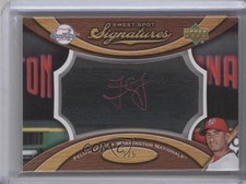 2007 Sweet Spot Signatures Bat Barrel Black Red Ink 2/5 Felipe Lopez Auto 0s5