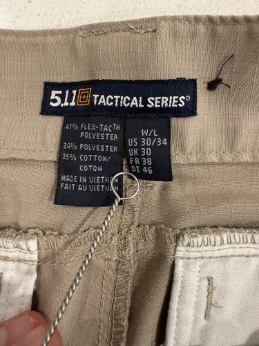 Pantalones 5.11 Tactical Stryke Ripstop Hombre 30x34 Bronceado Carga 74369 - Imagen 3 de 6