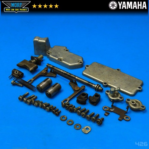 1999 YAMAHA YZ250 UPPER EXHAUST POWER VALVE + COVERS ~ GENUINE OEM 99-01