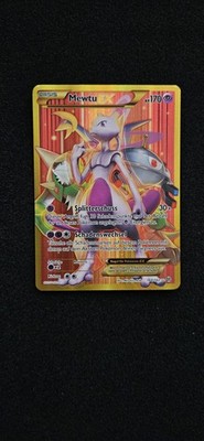 Pokemon XY Mewtu TURBOstart 164/162 Mewtu EX 2015 Deutsch Excellent - Near Mint